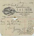 Meat bill 1907